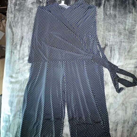 Michael Kors | NWTs Sleeveless Jumpsuit w Tie at Side Size 2X - Picture 4 of 11